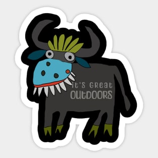 It’s great outdoors Sticker